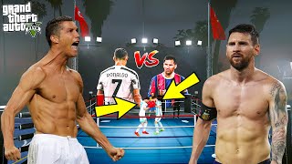 Büyük Kapişma Ronaldo Ve Messi̇ Kafes Dövüşü Yapiyor - Gta 5