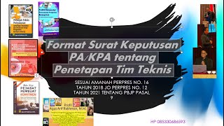 Format Surat Keputusan PA/KPA tentang Penetapan Tim Teknis