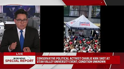 Conservative political activist Charlie Kirk shot at Utah Valley University event