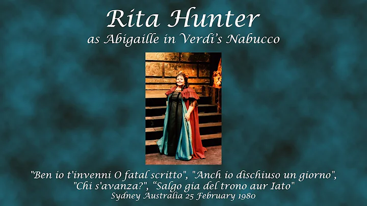 Rita Hunter as Abigaille in Verdi's Nabucco #ritah...