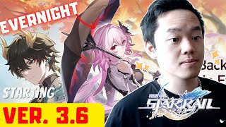 Evernight Pulls & HSR 3.6 STORY | Honkai Star Rail Reaction