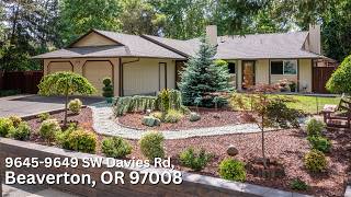 5 Bedroom Beaverton Home | Spacious Layout, Large Living Areas & Prime Location