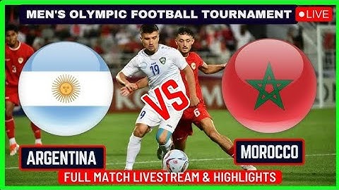 🚨😭Shock Upset at Paris 2024 Olympics: Morocco beat Argentina in Men's Football Opener‼
