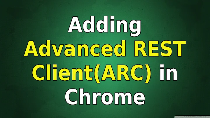 How to add Advanced REST Client in Chrome?