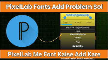 PixelLab Fonts Add Problem | PixelLab me Font Kaise Add Kare 2025 | How to Add Fonts in PixelLab