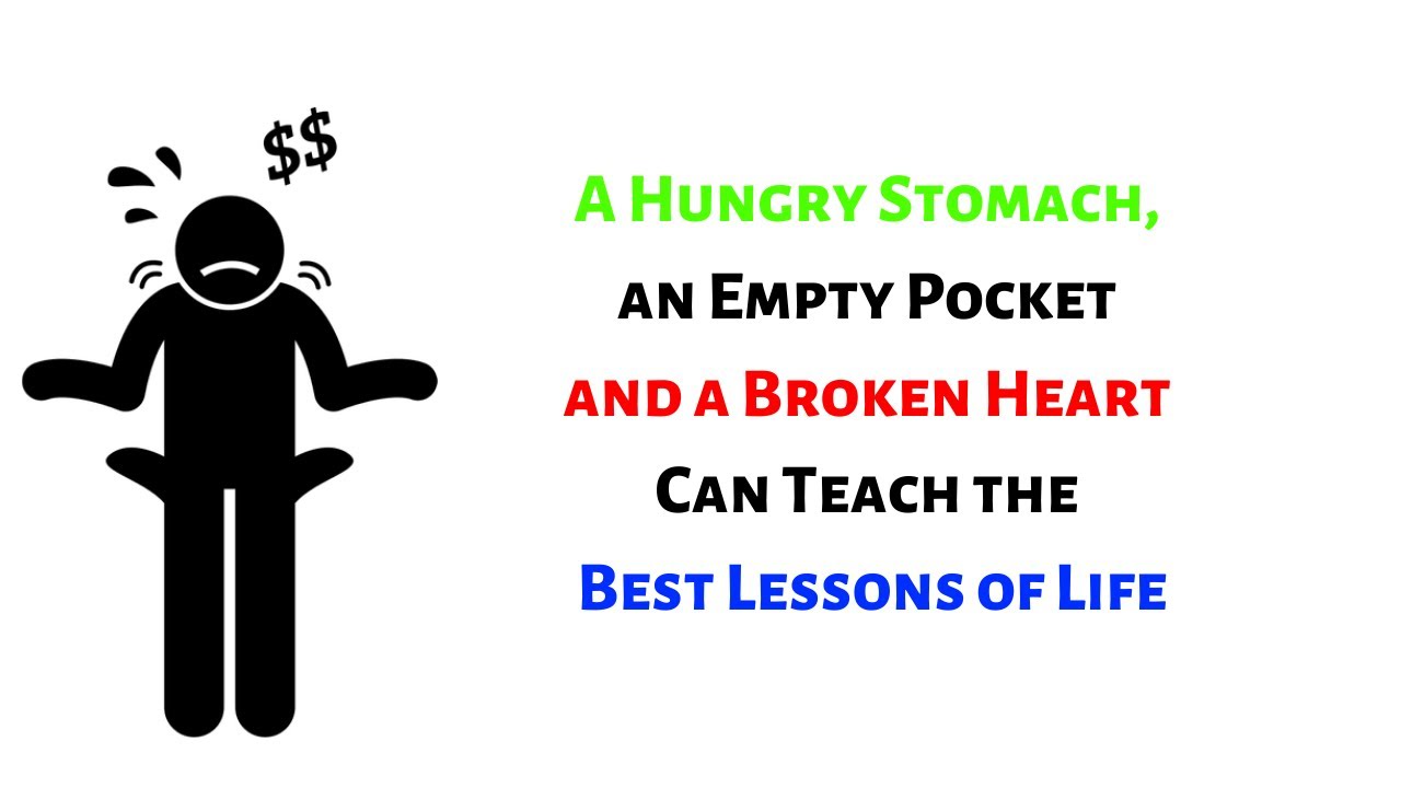 presentation on empty pocket taught a life lesson