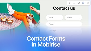 How to Create Forms in Mobirise