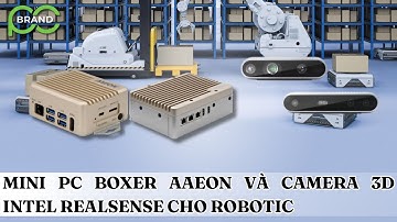 Mini IPC  Boxer AAEON NVIDIA và camera 3D Intel realsense cho robot