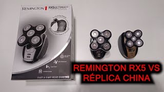 Afeitadora de cabeza REMINGTON RX5 de Amazon VS Copia de Aliexpress