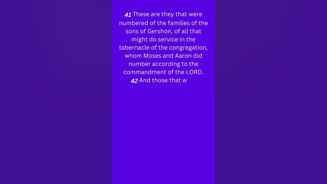 the-book-of-numbers-chapter-4-verse-41-to-42-shorts-youtube