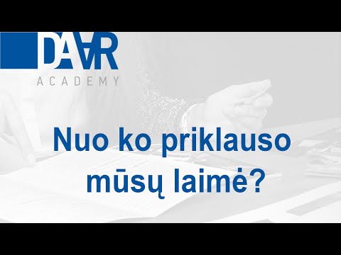 Video: Nuo Ko Priklauso Laimė