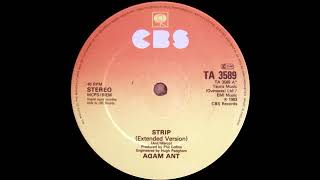 Adam Ant - Strip Extended Version 1983