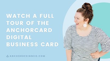 Full Tour of the AnchorCard Digital Business Card | Anchor Design Co.