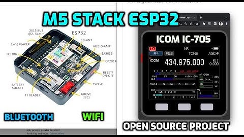 ICOM IC-705 BlueTooth - wifi- Meter