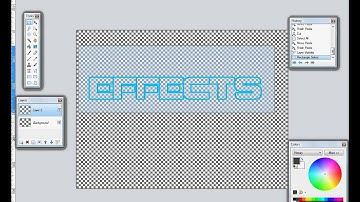 How to do a Text Effect. PDN