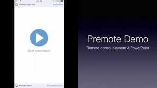 Premote - Fast and easy remote control for Keynote and PowerPoint screenshot 1