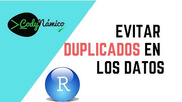 ▶️2 FORMAS DE EVITAR DUPLICADOS  Datasets - R - RSTUDIO - R studio