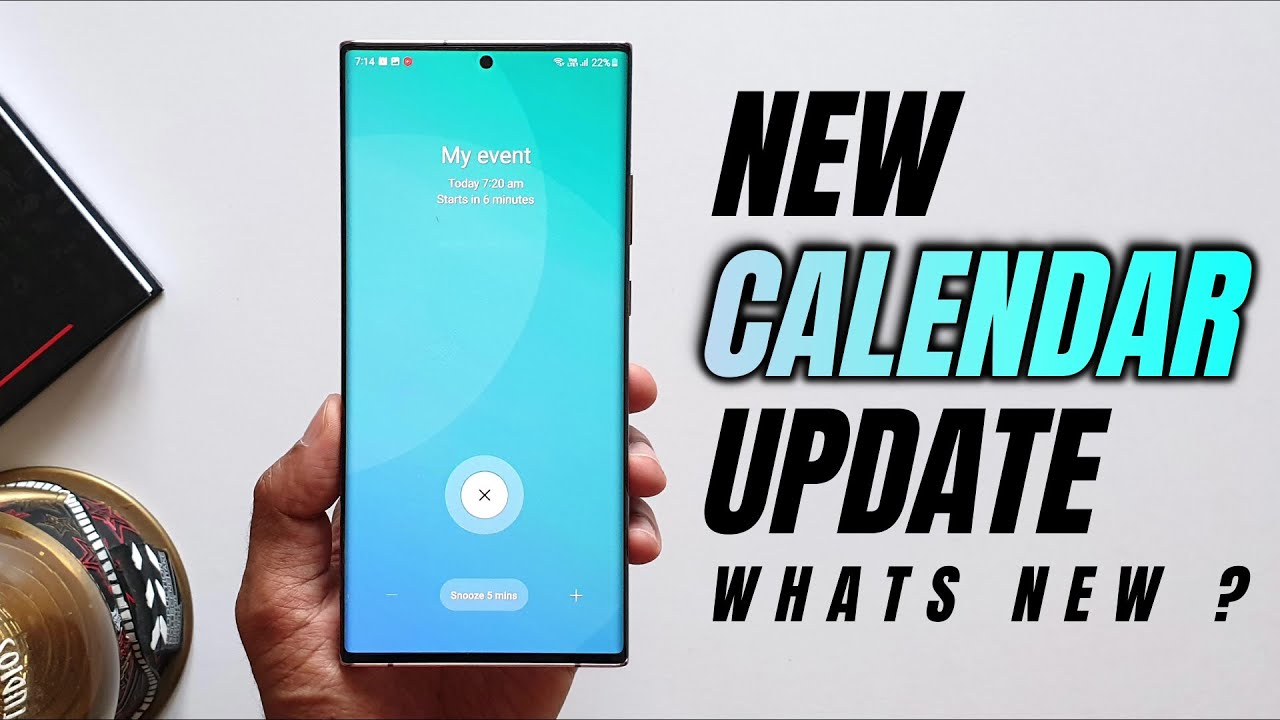 New update for Samsung Calendar App with new features ! One UI 4.0