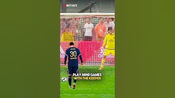 How To Score a Penalty in a Football Match ⚽️🤝 #football #soccer #shorts