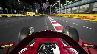 F1 2022 Winter Testing VB77 Onboard in Singapore, 1:53.478 - RSS Hybrid X EVO - Assetto Corsa