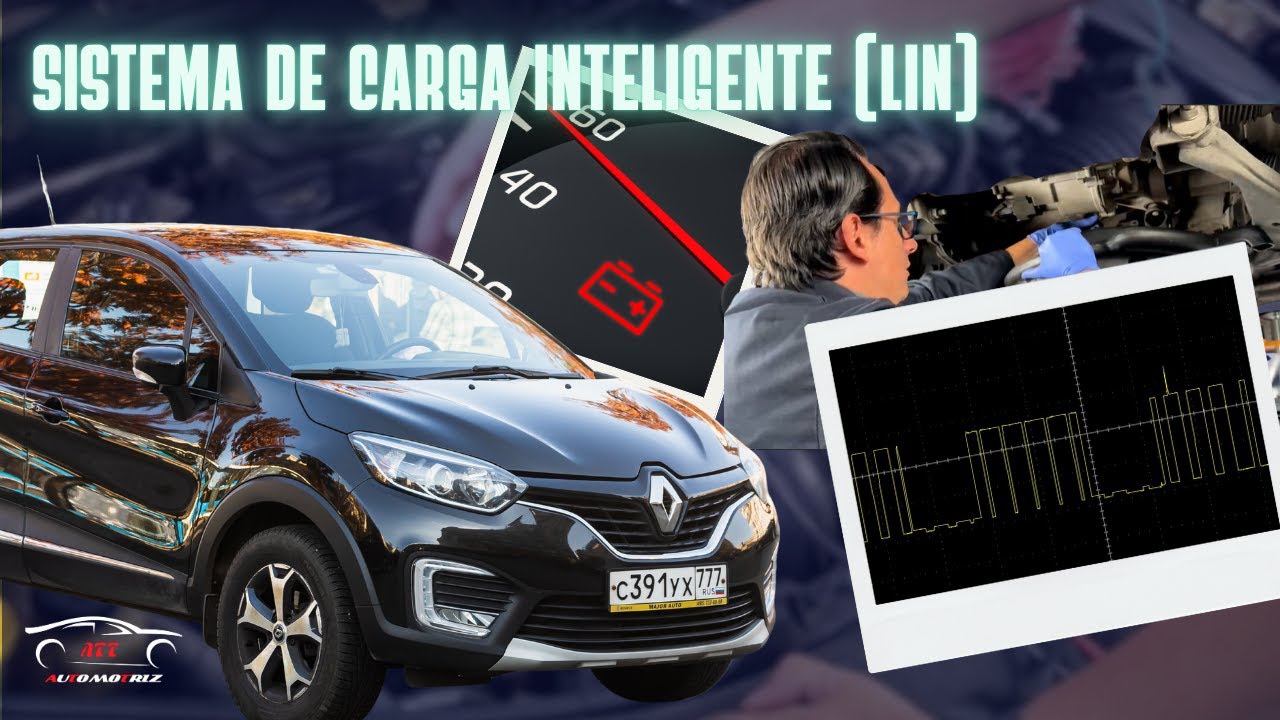Renault Clio III no carga la batería | Error DF102 y diagnóstico de carga inteligente (LIN)