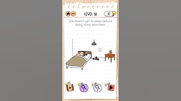 Brain Test 2 | Fitness with Cindy | she mustn’t get to sleep before doing some exercise | Level 18