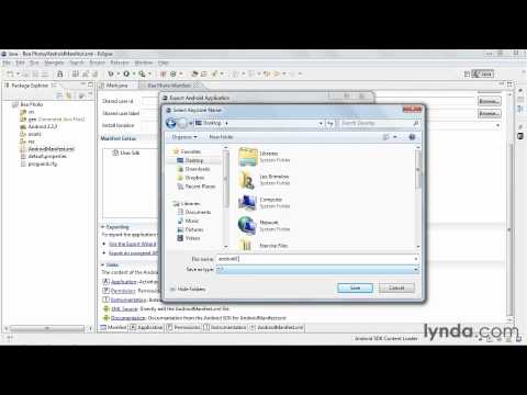 Android Training Publishing Your App: signing