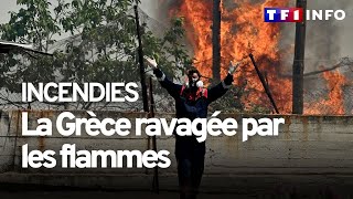 Grèce : près de 50 incendies dans tout le pays, des pompiers français en renfort