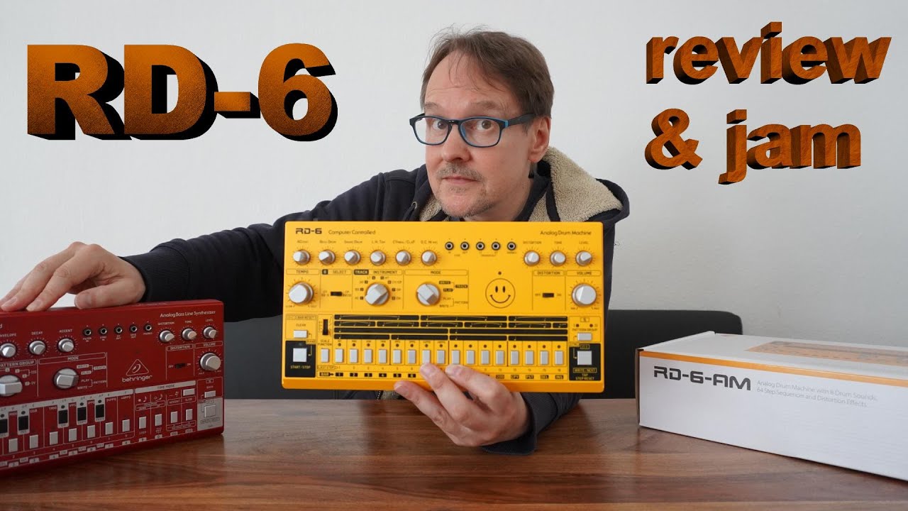 Behringer RD-6: plastic analog - review & jam with TD-3