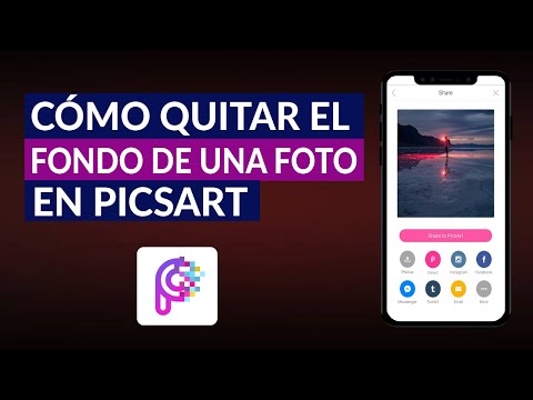 Cómo Cambiar o Quitar el Fondo de las Fotos con la Aplicación PicsArt