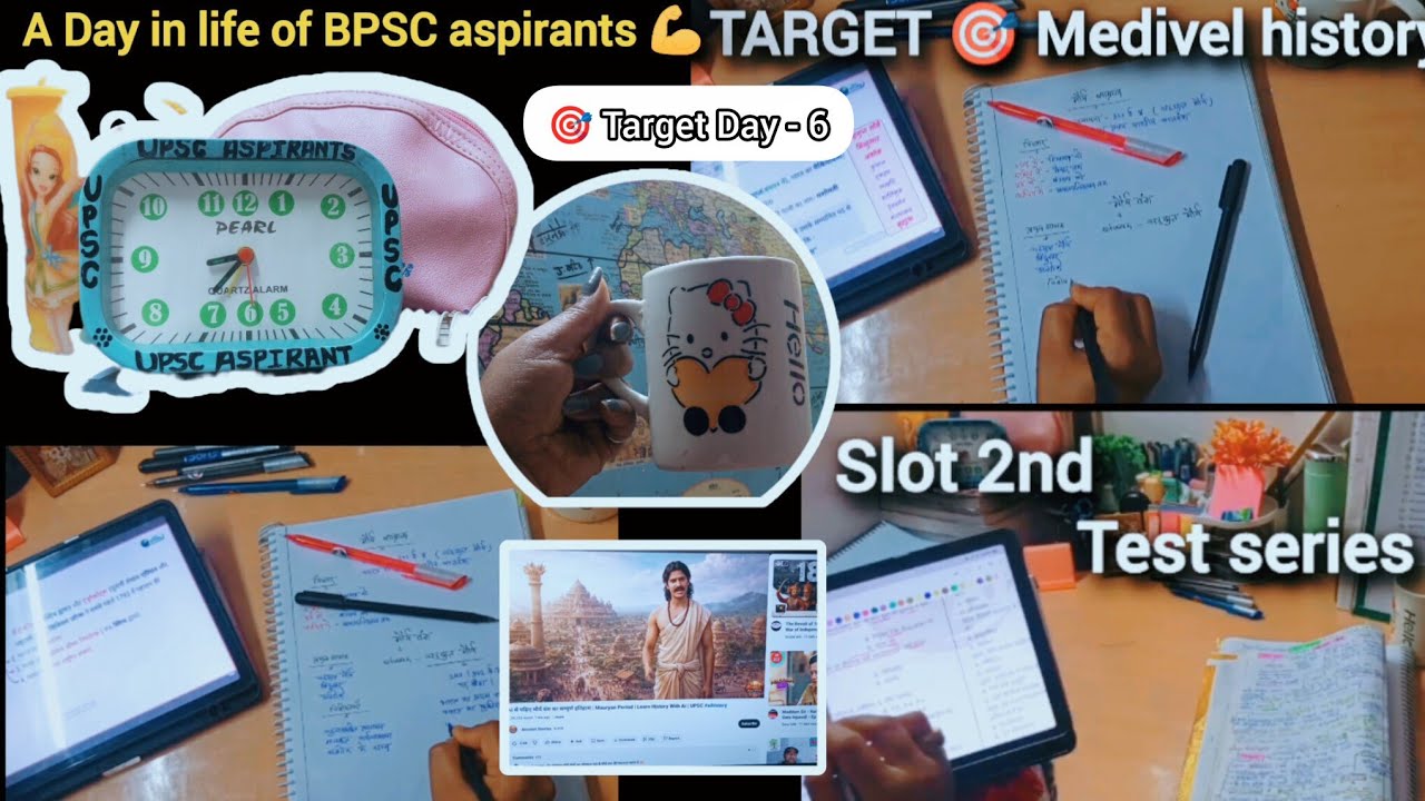( Day's -6 )50 day's challenges👉This routine is helping me l A day in life of BPSC ASPIRANTS l #bpsc