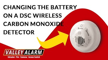 DSC WS4933:  Super Easy DSC Wireless C.O. Detector Battery Replacement | Valley Alarm