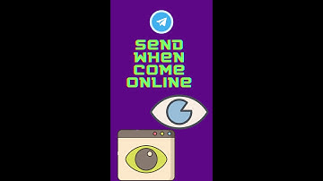 How to Send A Message When He/She Comes Online In telegram | #telegram