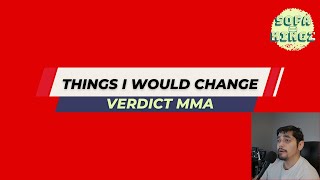 THINGS THAT SHOULD CHANGE ABOUT VERDICT MMA screenshot 1