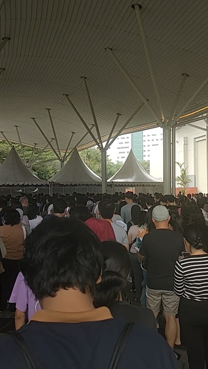 Suasana Penukaran Tiket Konser David Foster ICE BSD 2024 #davidfoster #icebsd #bsdcity #konser