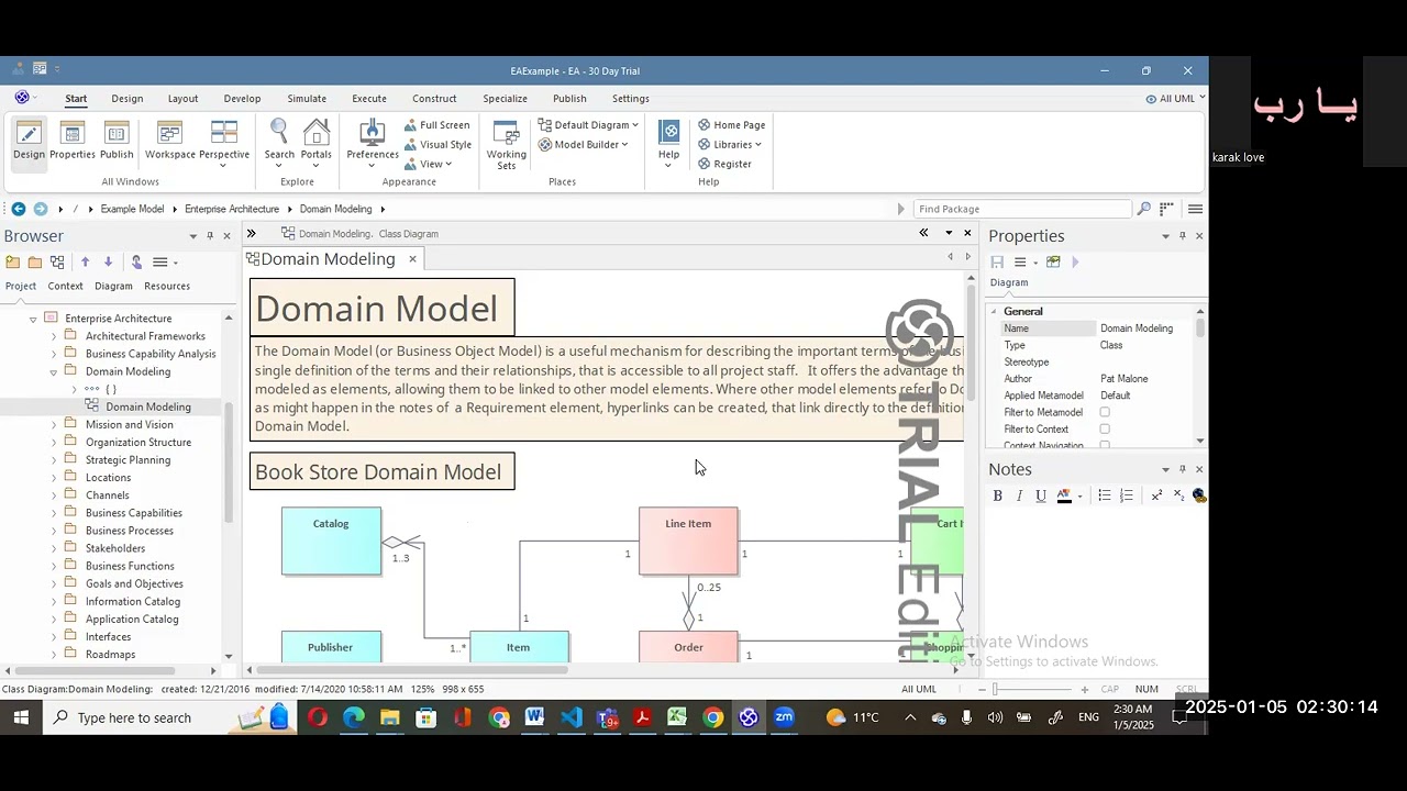 Enterprise Architect User Guide (Data Modelling and Simulation) - YouTube