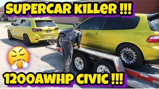 THIS 1200HP ALL WHEEL CIVIC IS NUTS !!!!