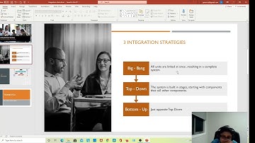 Integration testing/Stub and Driver/ Big-bang Top-Down Bottom-Up