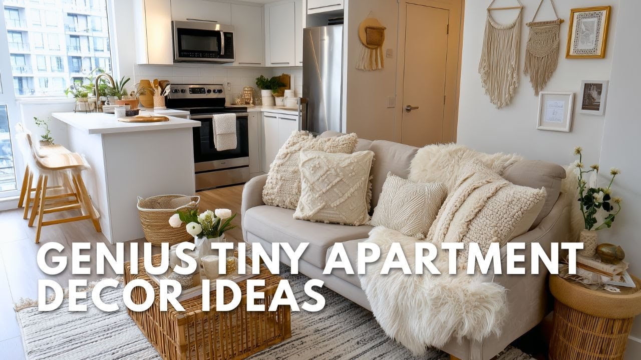 Genius Tiny Apartment Decor Ideas to Maximize Every Square Foot - YouTube