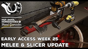 H3VR Early Access Update #25: Melee Weapons, Slicer-bot, New Item Spawner!