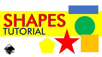 Inkscape SHAPES Tutorial for Beginners - Create Circles, Squares, Stars, Polygons Easily