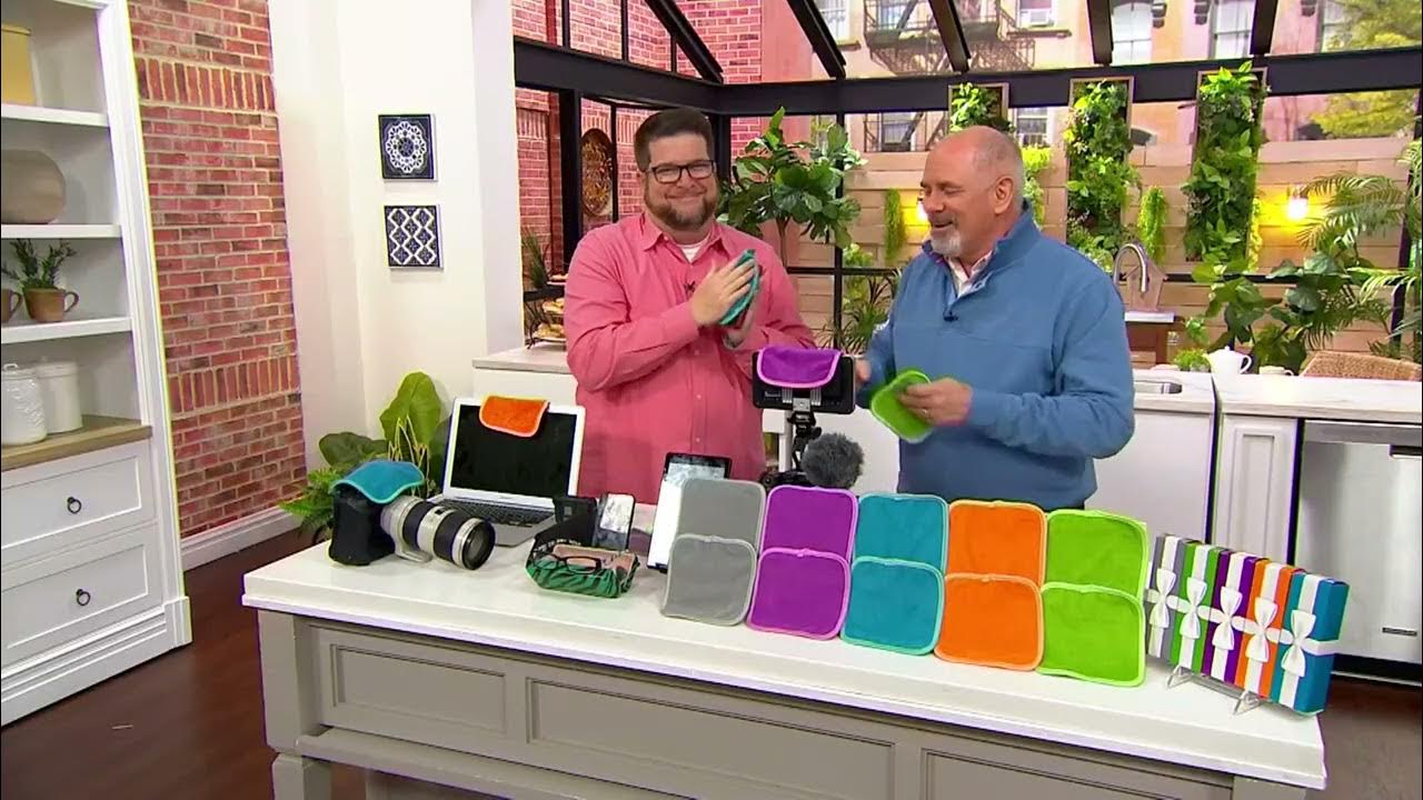 Set of 10 Loopy Towel Microfiber Cleaning Cloths by Campanelli on QVC