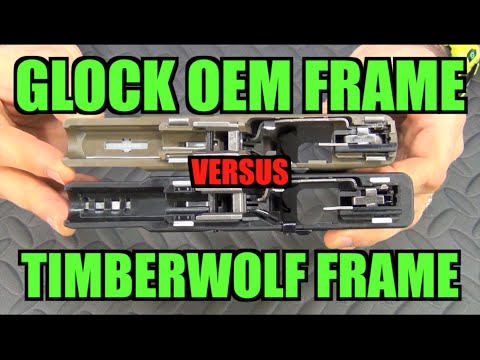 Glock OEM Frame vs. Timberwolf Frame (Side by Side)