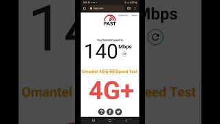 Omantel Internet Speed Test 4G & 5G