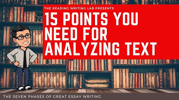 15 Tips for Analyzing Text