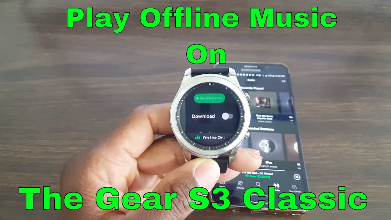 samsung gear sport spotify remote