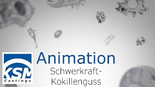 KSM Castings - Schwerkraft-Kokillenguss-Prozessanimation
