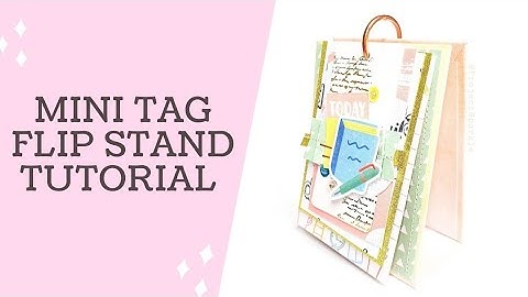 Mini Tag-Flip Stand Tutorial ¦ Lollipop Box Club Rise & Shine Kit (AD).