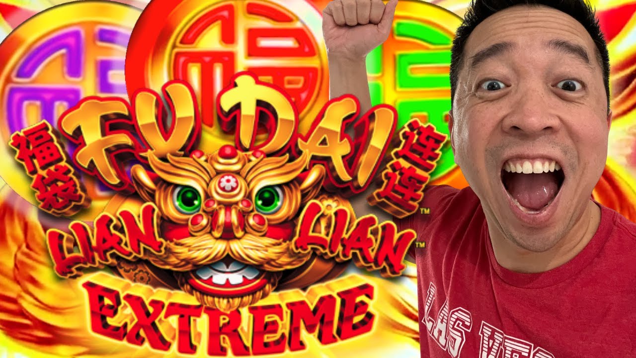 EXTREME MEGA FEATURE!! MY 2ND TIME GETTING THIS! FU DAI LIAN LIAN EXTREME Slot Machine (ARISTOCRAT)