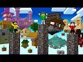 SOPRAVVIVI alle STRUTTURE su UN PILASTRO DI BEDROCK in MINECRAFT!